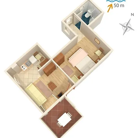 Appartement By The Sea - Donja, Rab - 2022 Supetarska Draga